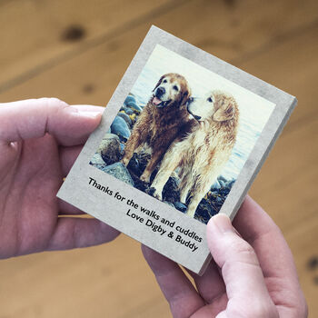 Personalised Pet Photo Print On Concrete, 2 of 6