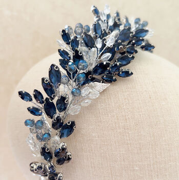 Navy Blue Crystal Crown, 2 of 5