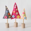 make your own felt christmas tree decorations by crafty alchemy  notonthehighstreet.com