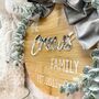 Personalised Family Christmas Wreath Plaque, thumbnail 4 of 10