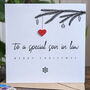 Personalised Son In Law Christmas Card, thumbnail 3 of 4