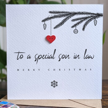 Personalised Son In Law Christmas Card, 3 of 4
