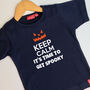 Personalised Keep Calm Halloween T Shirt, thumbnail 1 of 7