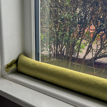 Custom Length Window Door Draught Excluder Soft Velvet, 6 of 12