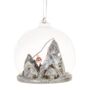 Personalised Ski Mountain Dome Bauble, thumbnail 2 of 3