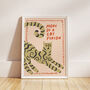 More Of A Cat Person Illustrated Cat Print, thumbnail 9 of 10