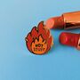 Hot Stuff Enamel Pin Badge, thumbnail 1 of 5