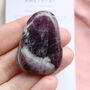 Amethyst Smoothstone With Pouch | Crystal Gift, thumbnail 4 of 8
