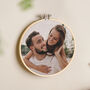 Custom Photo Cotton 2nd Anniversary Hoop, thumbnail 1 of 2