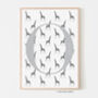 Personalised Giraffe Initial Print, thumbnail 6 of 12