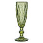 Green Diamond Elegant Champagne Flutes, thumbnail 2 of 9