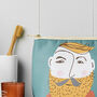 Personalised Male Face Wash Or Toiletry Bag, thumbnail 3 of 6