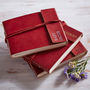 Personalised Distressed Small Leather Photo Album, thumbnail 2 of 7