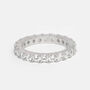 Sterling Silver Stacking Eternity Ring For Women, thumbnail 5 of 5