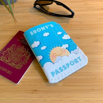 Passport Holder Children's Sunshine Design, 3 of 3