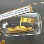Personalised Gold Paper Ship In A Bottle – Golden Anniversary Gift, thumbnail 10 of 12