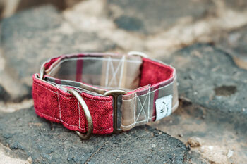 Waxed Cotton Martingale Collar, 6 of 9