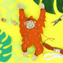 Otis The Orangutan Felt Sewing Kit, thumbnail 3 of 11