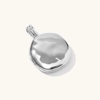 Organic Locket Silver Or 18ct Gold Plated Vermeil, 4 of 7