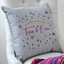 Personalised Written In The Stars Couple's Cushion, thumbnail 4 of 4