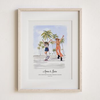Personalised Bride And Besties Portrait – Hen Party Gift, 6 of 11