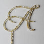 Personalised Initial Simple Wedding Cake Topper, thumbnail 4 of 5