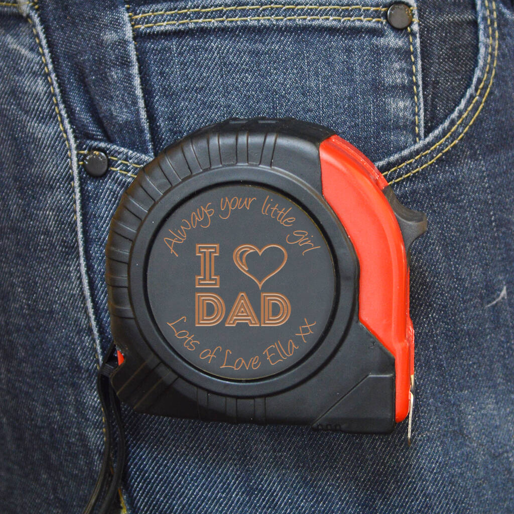 Personalised Tape Measure For Dads By