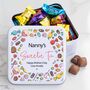 Personalised Metal Square Sweetie Tin, thumbnail 3 of 5