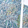 'Making It All Up' Illustrated Typography Print, thumbnail 3 of 3