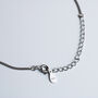 Sterling Silver Minimalist Hexagon Pendant Necklace, thumbnail 3 of 5