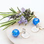 Sterling Silver 'Something Blue' Wedding Bouquet Charm, thumbnail 1 of 3