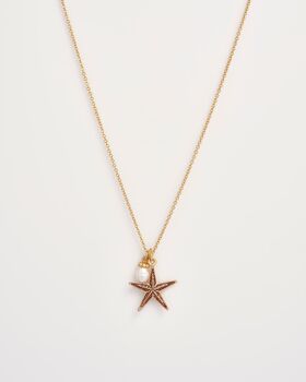 Starfish Short Necklace, 3 of 8