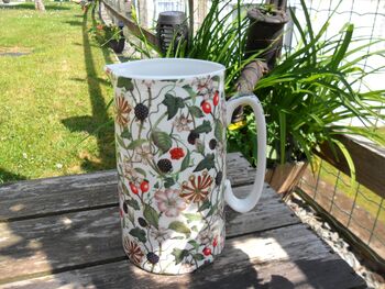 Large China Jug In Bramble Hedgerow Design, 8 of 9