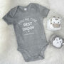 You're The Best Daddy Personalised Baby Grow, thumbnail 5 of 5