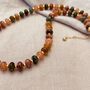 Indian Agate Beaded Necklace, thumbnail 2 of 5