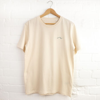 Wave Embroidered T Shirt, 8 of 12