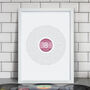 Personalised 18th Birthday 'Year 2007' Record Print, thumbnail 1 of 3