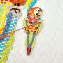 Mandala Parrot Magnetic Needle Minder, thumbnail 1 of 7