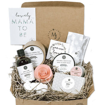 Pregnancy Gift Box Vegan Mum To Be Pamper Hamper Pink, 2 of 5