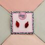 Christmas Light Glitter Resin Studs / Sparkly Holiday Bulb Earrings / Christmas Gift / Stocking Filler, thumbnail 4 of 12