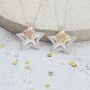 Twinkle Triple Star Pendant Necklace, thumbnail 5 of 11
