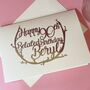 Personalised Belated Birthday Card, thumbnail 7 of 8