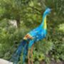 Elegant Free Standing Peacock Ornament, thumbnail 1 of 10