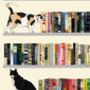 Cats And Books, Cat Lover Gift, thumbnail 7 of 9