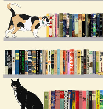 Cats And Books, Cat Lover Gift, 7 of 9