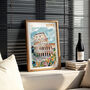 Rome, Italy Travel Poster, thumbnail 5 of 9