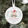 Christmas Pregnancy Announcement Ornament Gift, thumbnail 1 of 7