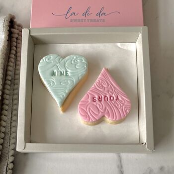 Yours And Mine Vanilla Valentine Letterbox Cookies, 8 of 9