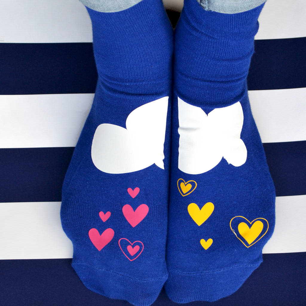 Personalised Head In The Clouds Socks By Solesmith