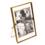 Brass Metal Antique Glass Picture Frame, thumbnail 5 of 8